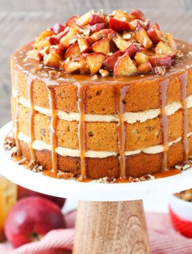 full image of Caramel Apple Pecan Layer Cake
