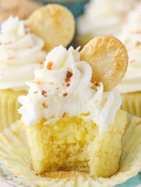 inside image of Coconut Cream Pie Cupcakes